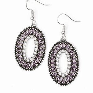 Paparazzi Fishing For Fabulous Purple Earrings